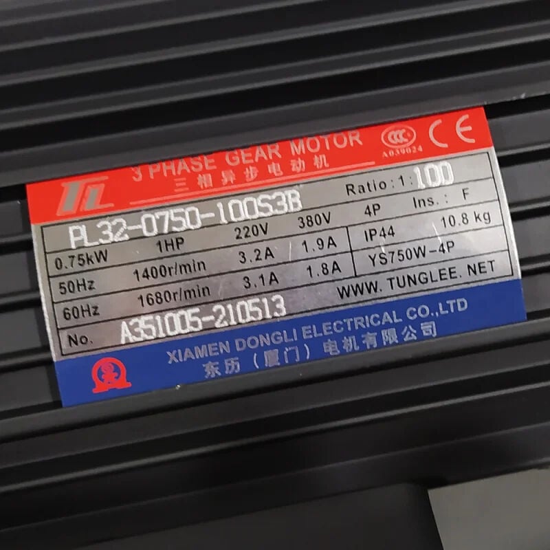 Motor ve Redüktör - PL32-0750-100S3B